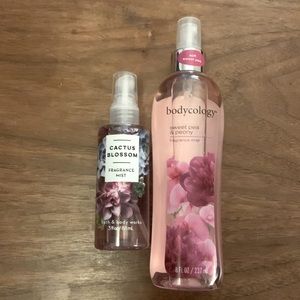 Two fragrance mists 2/$10